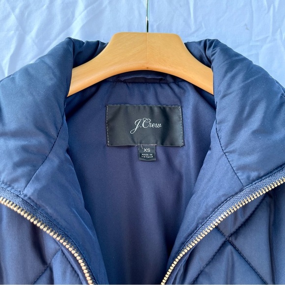 J.CREW | EXCURSION NAVY BLUE QUILTED PRIMALOFT PUFFER VEST EXTRA SMALL - Picture 6 of 8